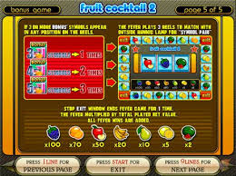 игровой автомат Fruit Cocktail 2